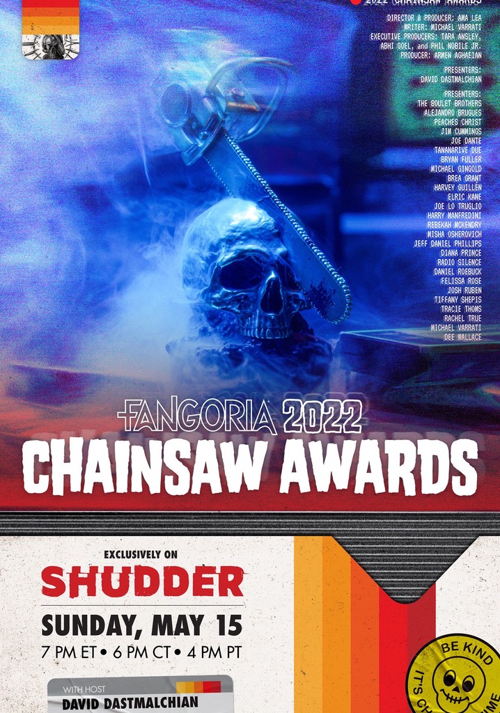 2022 Fangoria Chainsaw Awards streaming online